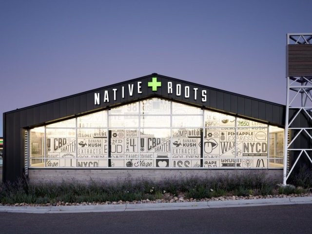 Native Roots Dispensary Tower